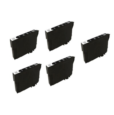 Tisanto Tinte 5x Black kompatibel zu Epson 603 XL XP2100 XP3100 XP4100 WF2810