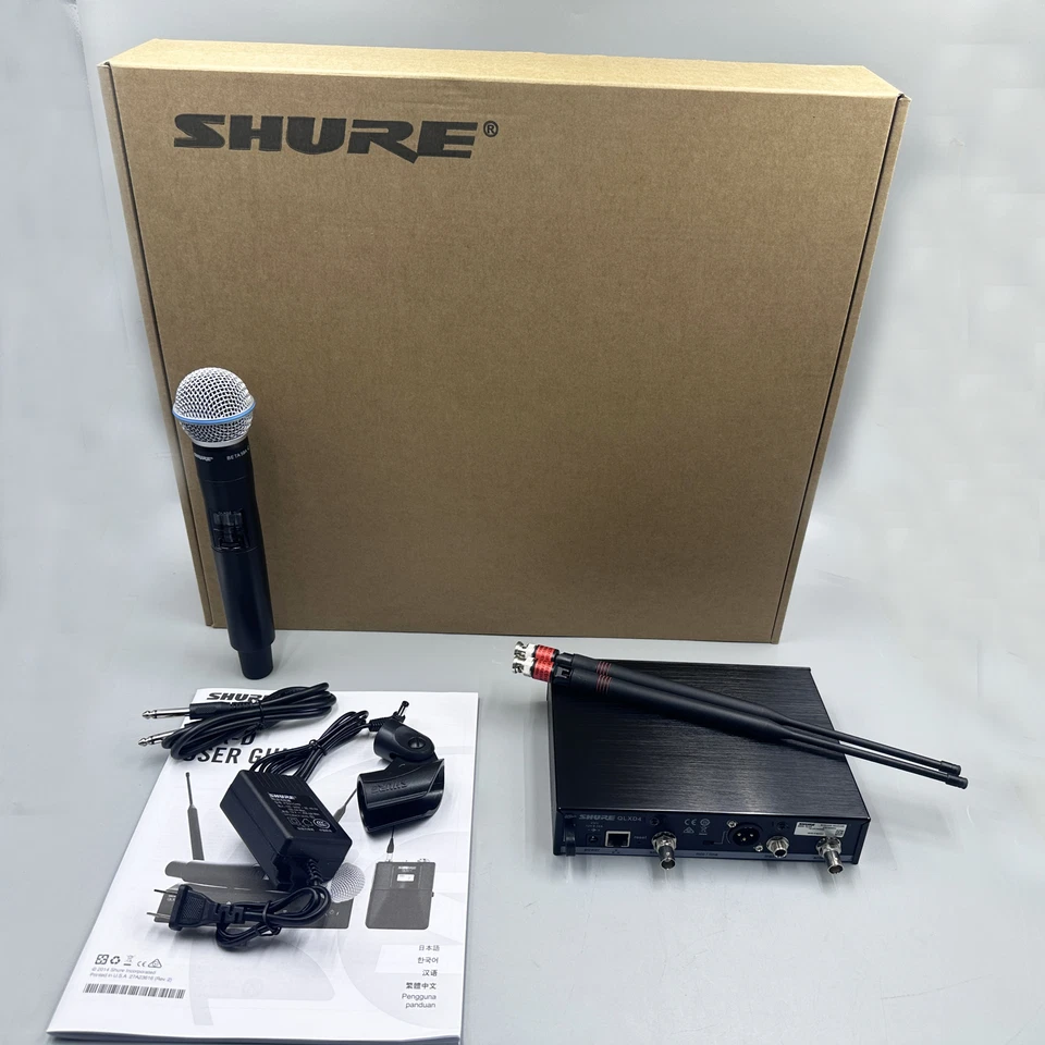 QLXD4 / BETA58A Micrófonos de Sistema Vocal Inalámbrico Portátil Express con BETA58 EE. UU. Foto 3 de 4