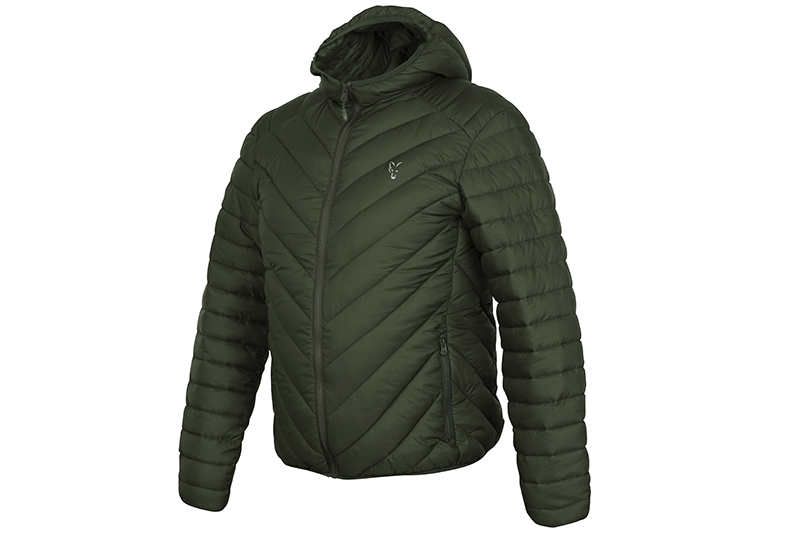 FOX NEW Collection Grün & Silber QUILTED JACKET - All Größes FOX NEW Collection Grün & Silber QUILTED JACKET - All Größes