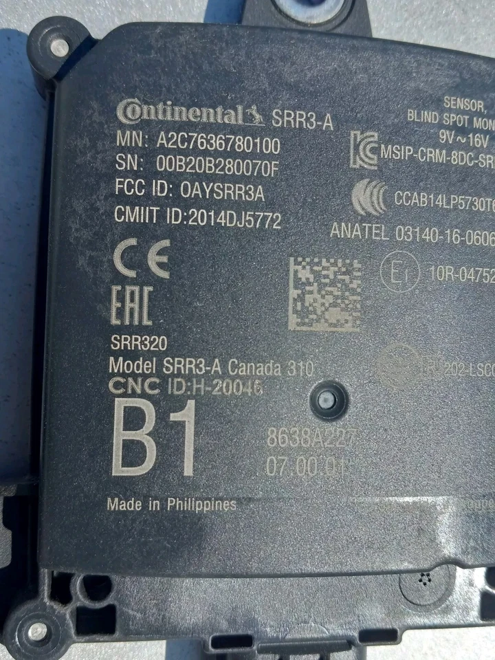 MITSUBISHI OUTLANDER SPORT 2011-23 MÓDULO SENSOR RADAR PUNTO CIEGO TRASERO OEM Foto 4 de 4