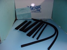 1934 Ford 5 Window Coupe Door Window Channel Kit For Center Mounted Door Handle