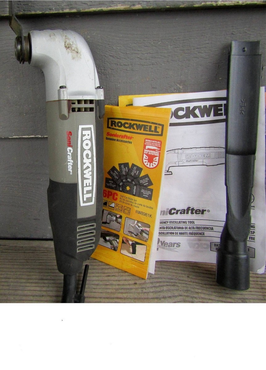 ROCKWELL SONICRAFTER RK5102K MULTI-TOOL -- includes bag w/ large