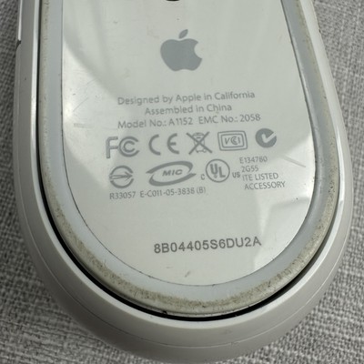 Apple Wired USB Optical Mighty Mouse A1152 Genuine for MacBook 
