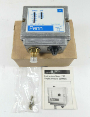 JOHNSON CONTROLS P77AAA-9351 Druckschalter | ~16 (10) A 380V | NEU in OVP