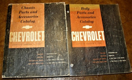 1933-40 47 48 49 52 53 54 1955 1956 1957 1958 59 60 Chevy Parts Catalog Corvette - Picture 2 of 10