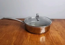 Zwilling J.A. Henckels 3 Qt Saucepan 10" Stainless Steel Ceramic w Strainer Lid