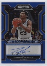 2022 Prizm Draft Picks College Penmanship Blue 54/149 Jermaine Samuels Auto 0a6