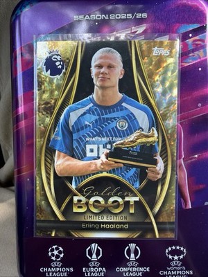 Topps Premier League 2026 Erling Haaland Golden Boot Manchester City GB5