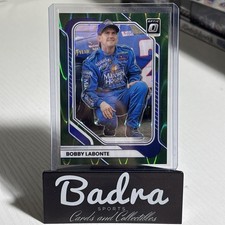 2026 Donruss Racing #74 Bobby Labonte - FOTL Optic Green Swirl /7