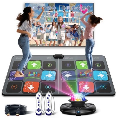 Tanzmatte Spielzeug für Kinder, Doppelbenutzer Wireless Controller Elektronischer Tanz