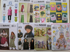 Butterick Simplicity Sewing Patterns NEW UNCUT Accessories Fancy dress PJs Baby