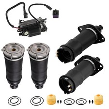 2X Hinten + 2X Vorne Luftfederung mit Kompressor for Audi A6 Allroad 4B C5