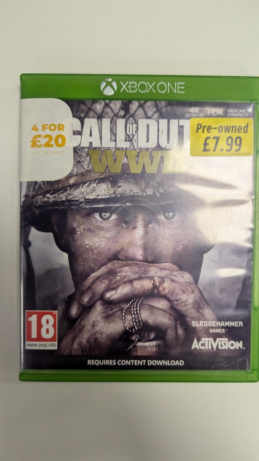 Call of Duty: WWII (Xbox One) PEGI 18+ Shoot 'Em Up Expertly Refurbished Product