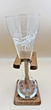 Pauwel Kwak Belgian Beer Glass w/ Wooden Stand – Bosteels Brewery Belgium 