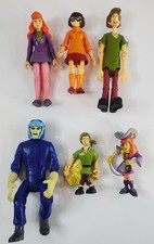 Hanna Barbera Scooby Doo Shaggy Velma Daphne Phantom Racer Figures Lot of 6