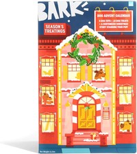 BarkBox Dog Advent Calendar – 8 Plush Toys & 16 Treats Holiday Gift Box