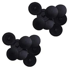 Screw Cap Covers Decoration Tapping Cover Plastic Screw Hole Pack of 500 Black