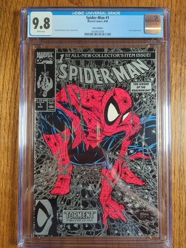 Spider-Man #1, Direct Sliver Edition, CGC 9.8, Marvel 1990,  Newly Graded