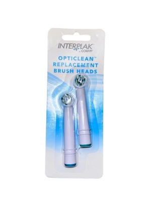 Interplak by Conair Opticlean Replacement Brush Heads - 2 Pk RTGXRP - Sealed