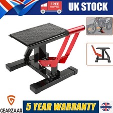 HEAVY DUTY JACK LIFT UP STAND MOTOCROSS MX ENDURO MOTOX MOTORCROSS STAND RED