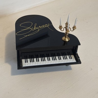Vtg Rare Liberace Mr. Showmanship's Grand Piano Windup Plays Sept Song Working