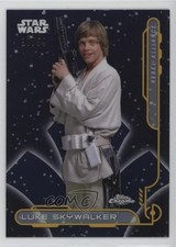 2024 Topps Chrome Star Wars Gold Refractor 10/50 Luke Skywalker RA-2 15tx