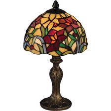 Dale Tiffany TA15087 Evelyn Table Lamp Antique Brass