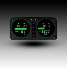 1980-1995 Suzuki Samurai GREEN LED Digital Gauge Panel Fits SJ410 / SJ413 DP1300