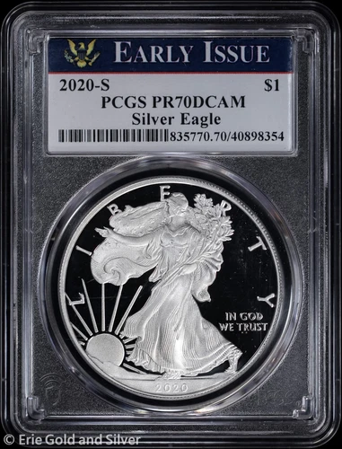2020-S $1 Proof American Silver Eagle PCGS PR 70 DCAM | Early Issue