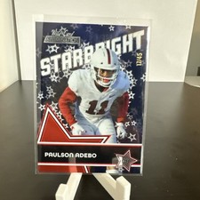 2001 Wild Card Allumination Starbright Paulson Adebo /45 #SB-32