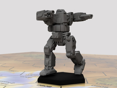 Blackjack Omni BJ2-OR | DIW Exclusive | 3D-Printed Miniature for Battletech