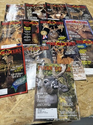 Lot of 13 Vintage Buckmasters Whitetail Magazines
