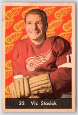 VIC STASIUK 1961-62 PARKHURST 61-62 #32 GOOD+       77864