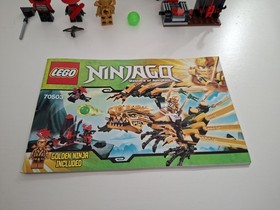 LEGO 70503 NINJAGO GOLDEN DRAGON complete with all minifigures and instructions