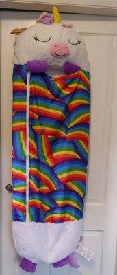 Happy Nappers Schlafsack - weißes Einhorn - Medium 20x54 cm offizieller Regenbogen