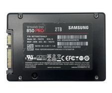 Samsung 850 Pro 2TB SSD MZ-7KE2T0 V-NAND SATA III 6Gb/s 2.5" 91-94% HEALTH