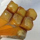 VINTAGE ART DECO .5 INCH SQUARE BUTTERSCOTCH BAKELITE ROD LOT - 455 GRAMS — photo 4