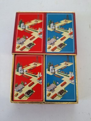 Vintage Esso Oil Playing Cards Double Deck