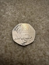 2014 Glasgow Commonwealth Games 50p Fifty Pence Coin, Circulated Free P&P
