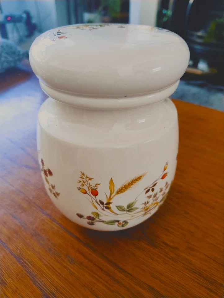 Vintage M&S Marks And Spencer Harvest Storage Jar and Lid - Image 4 of 4