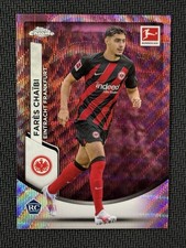2023-24 Chrome Bundesliga Fares Chaibi RC Pink Wave Refractor /75