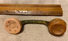 Vintage 1947 Plastic Celluloid Phone Handle Baby Rattle Toy - USA
