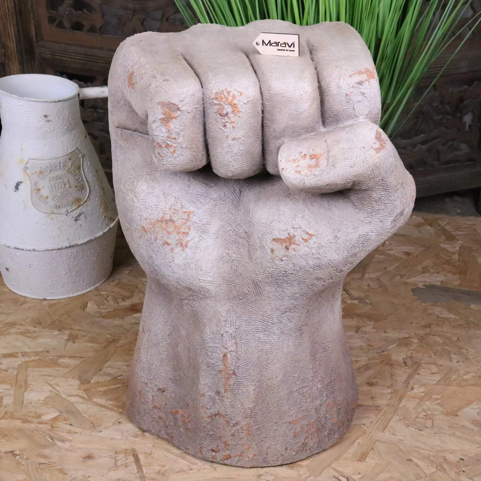 Vansh Hand Table Plant Stand Home Decor Accent Piece Boho Luxury