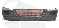 Pare-choc avant gris avec anti-brouillard pour réparer un VW Crafter fissuré