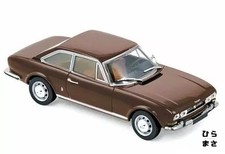 Miniature Car 1/43 Peugeot 504 Coupe 1969 Metallic Brown Diecast Classic