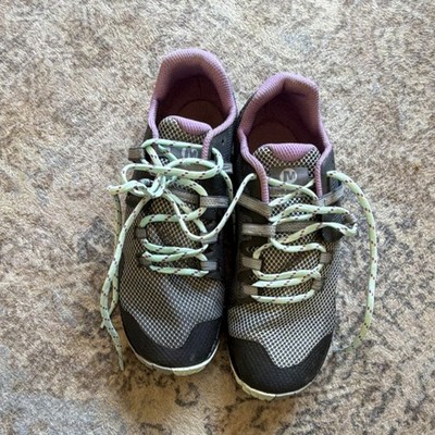 Merrell Mesh Lace Up Sneakers J066830 Gray Purple Lightweight Breathable
