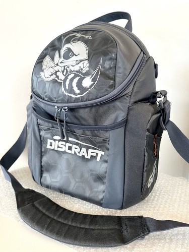 *RARE* DISCRAFT GRIP EQ G-Series BUZZZ DISC GOLF BAG (Navy/Silver) *SOLD OUT*