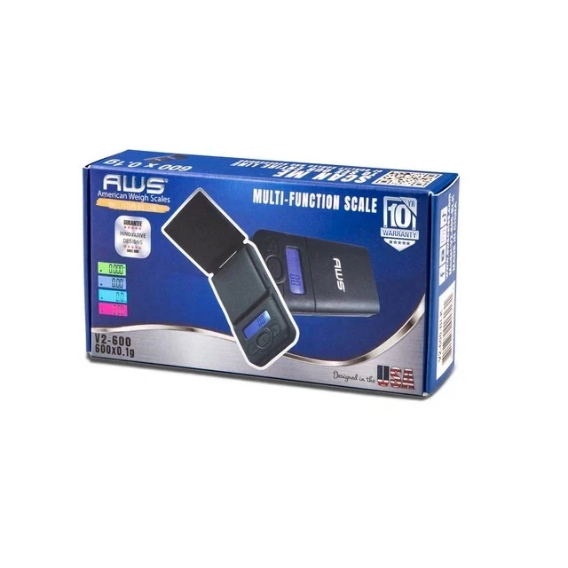 AWS V2-600 DIGITAL POCKET SCALE | 600G X 0.1G | 2CT | ONLY $30.99 | FREE SHIPPIN