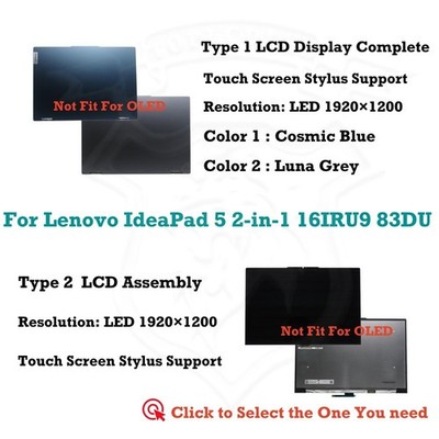 Lenovo IdeaPad5 2-in-1 16IRU9 83DU00OPRM LCD Berühren Baugruppe Stiftunterstützt