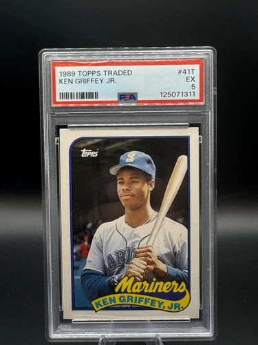 1989 Topps Traded #41T Ken Griffey, Jr. PSA 5